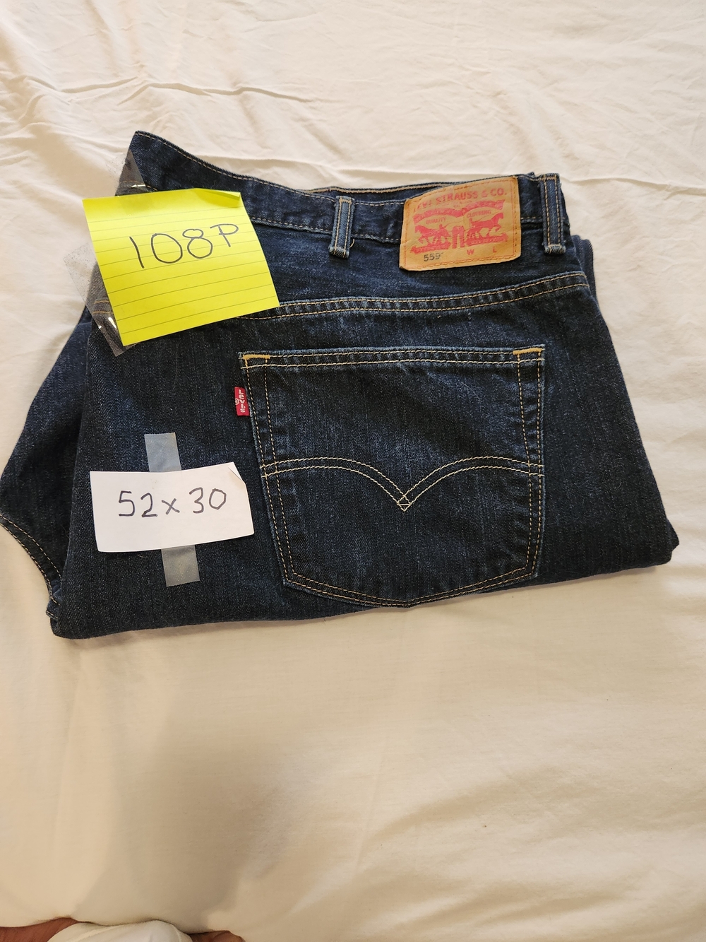 Levi's Men’s Dark Indigo Relaxed Jeans